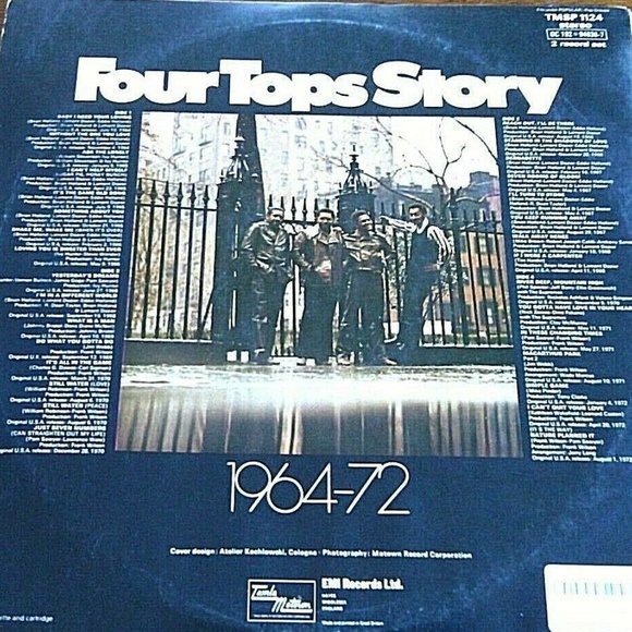 Vintage Vinyl LP Four Tops Story 1964 -72 Tamla Motown Double Album Gatefold EMI - Picture 3 of 16